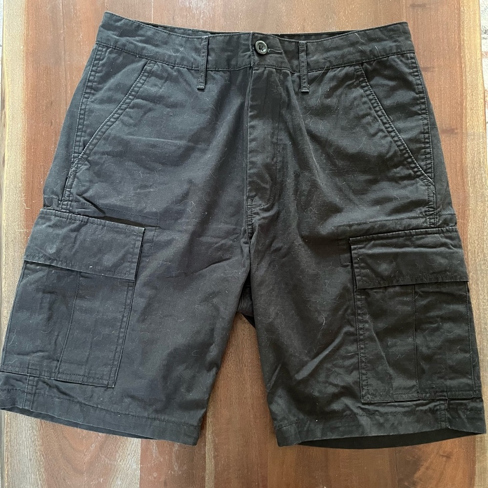 Levi's Black Cargo Shorts Durable Cotton Utility